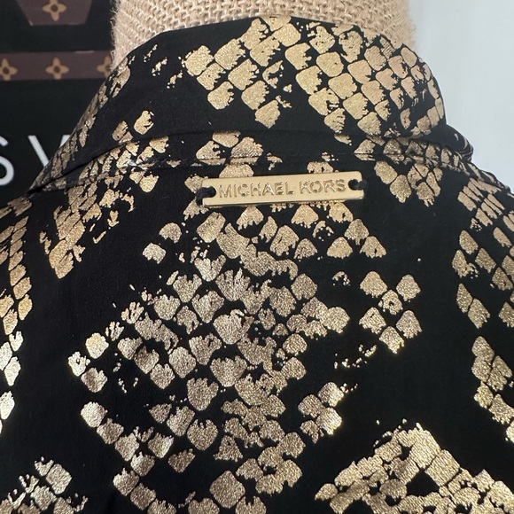 🆕Michael Kors Gold Dress - Picture 13 of 17